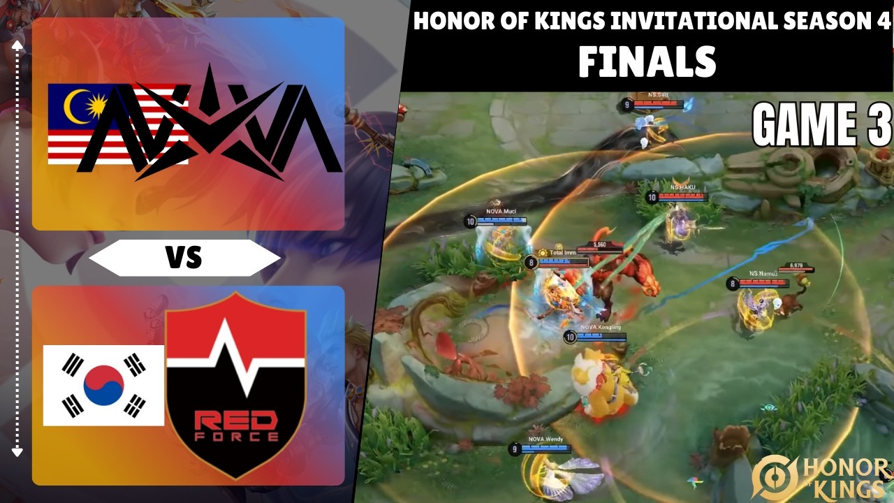 🇲🇾 Nova Esports vs 🇰🇷 Nongshim RedForce | GAME 3 | HIGHLIGHTS | KSI4 | FINALS