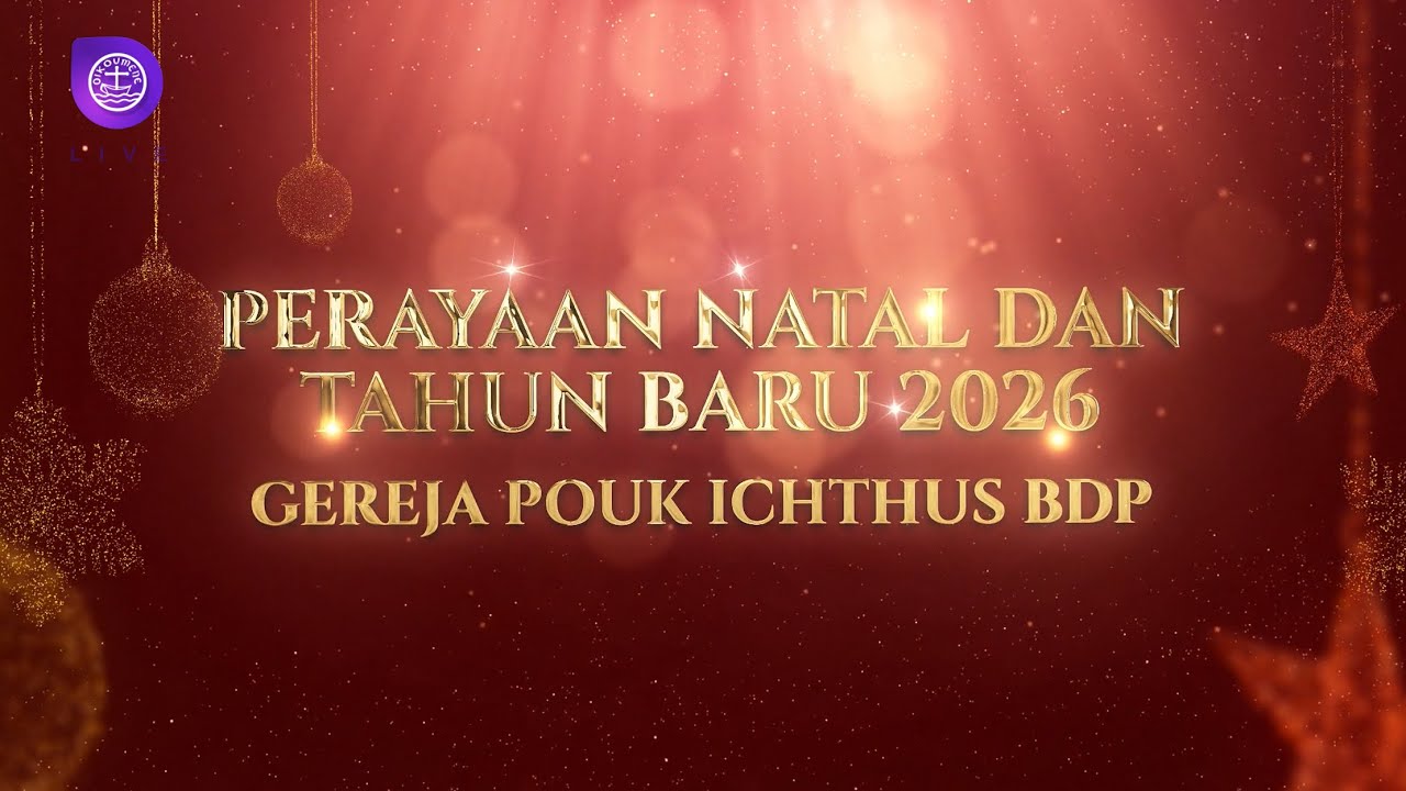 Ibadah Perayaan Natal Live Streaming Gereja POUK ICHTHUS BDP | 24 Desember 2025