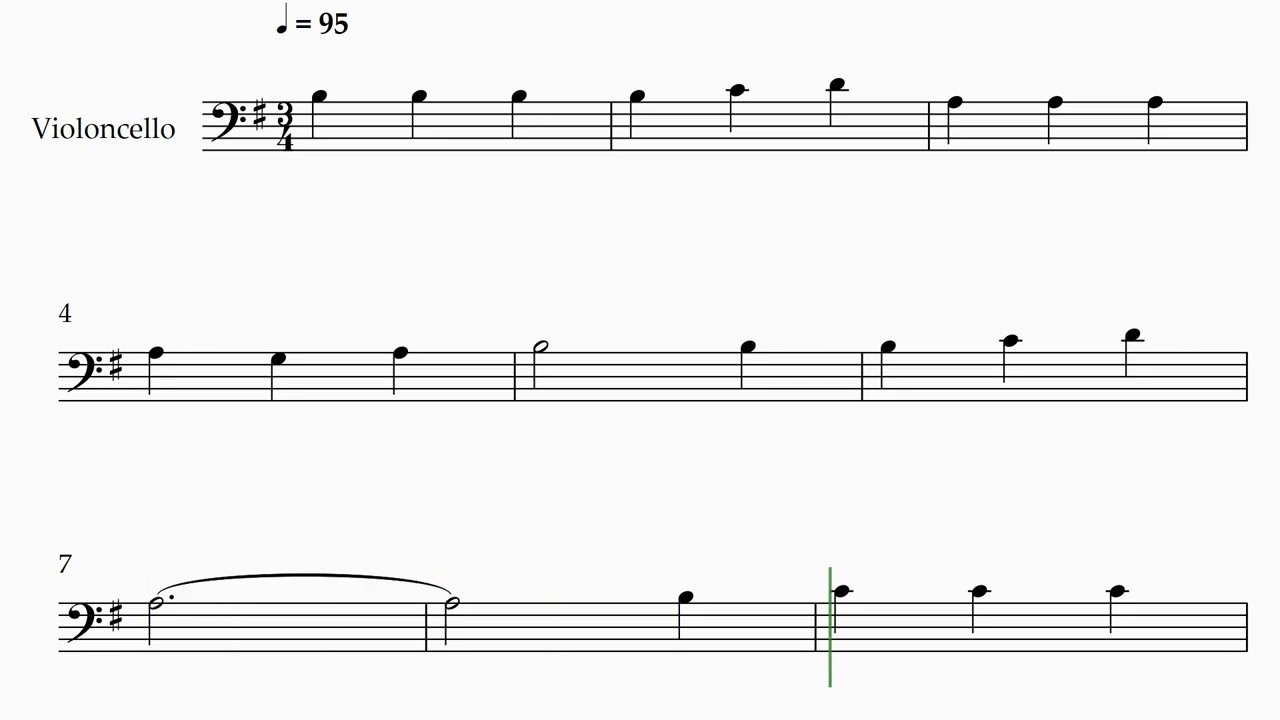 Hey Diddle Diddle | Cello Sheet Music