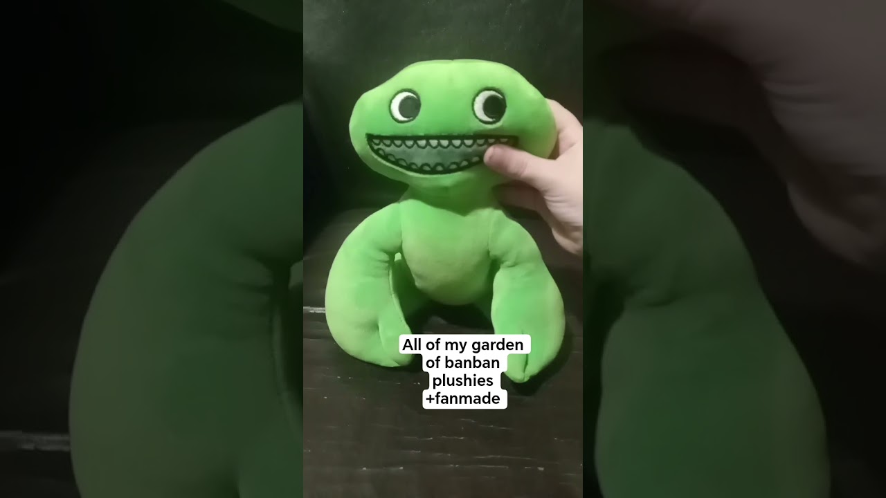 garden of banban plushies +   fanmade