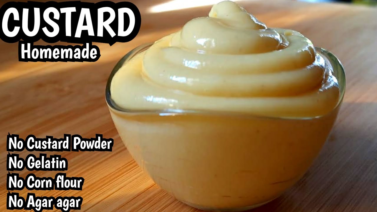 Homemade CUSTARD Recipe - Perfect for all pastry filling -No Custard powder/Gelatin/Cornflour