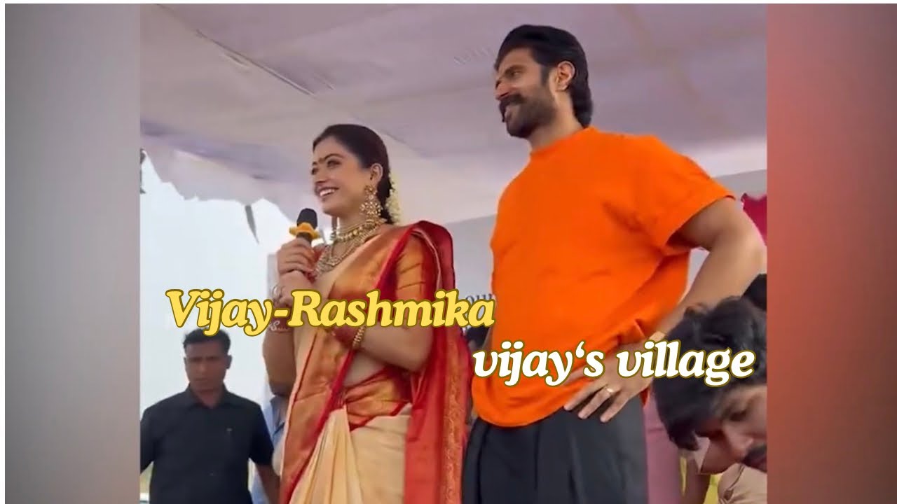 #vijaydevarakonda with his Wife #rashmikamandanna #marriage #village 