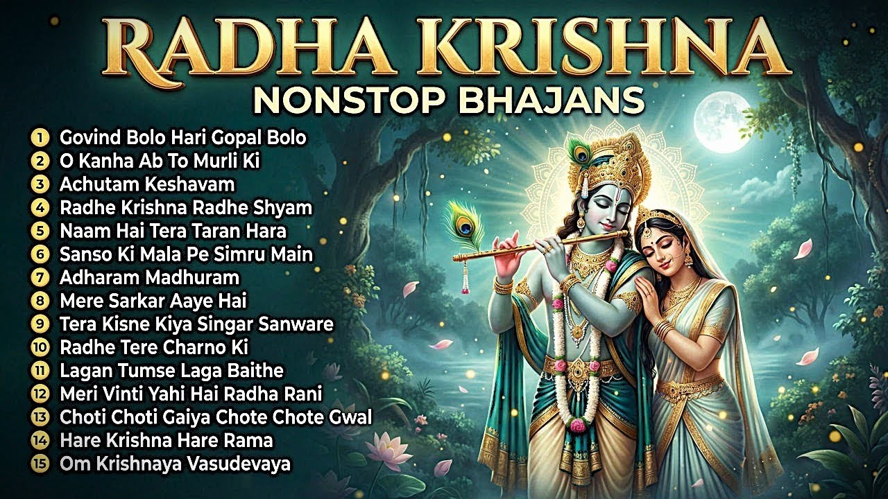 Nonstop Radha Krishna Bhajans | Krishna Bhakti Songs | Best of Radha Krishna Songs | Latest Bhajan