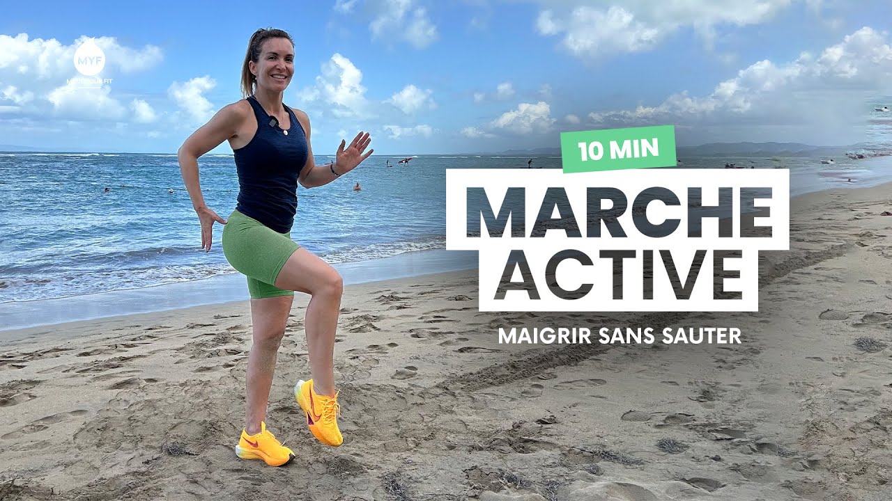 Marche Active à la maison🚶‍♀️Commencer à maigrir SANS SAUTER ! Jessica Mellet - Move Your Fit