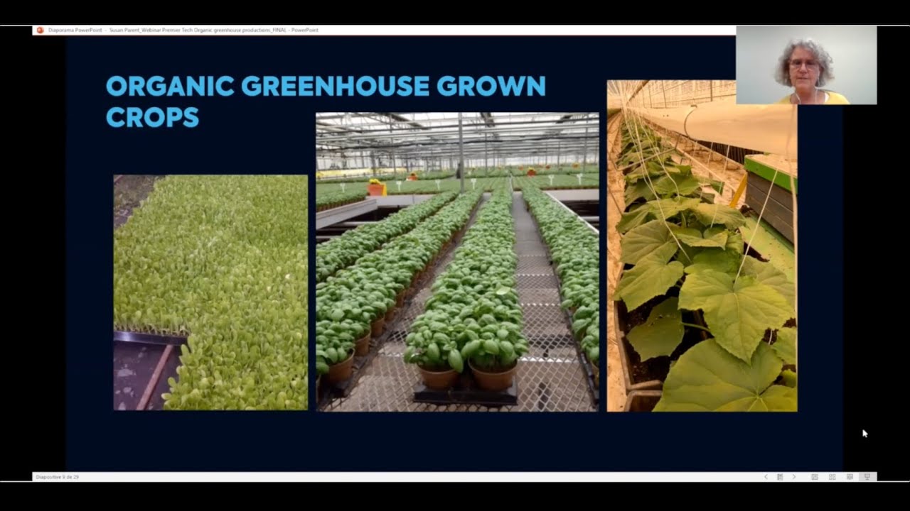 Edible Crops: Challenges of Organic Production in Greenhouses