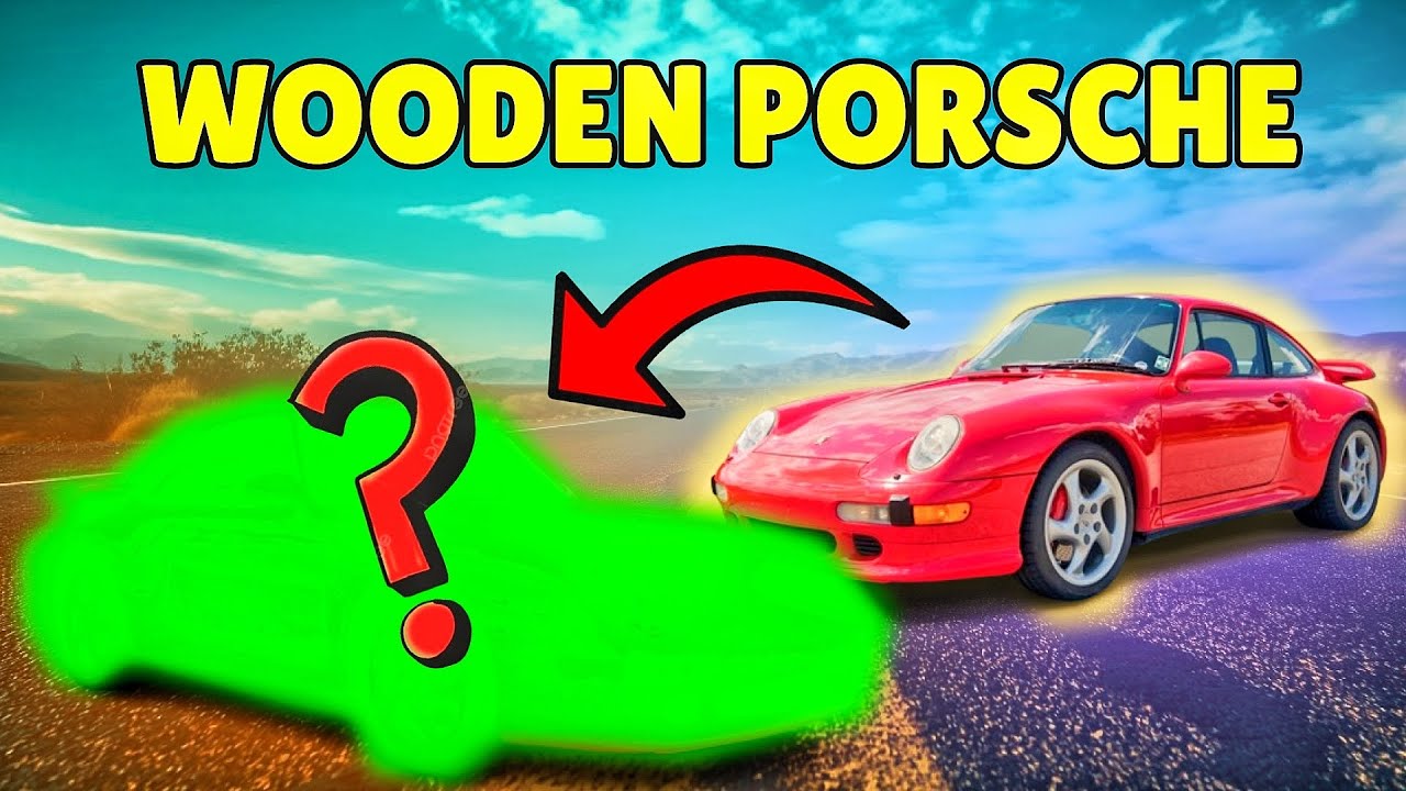 Laser Cut Porsche 911 – Wooden Car Model Assembly Tutorial