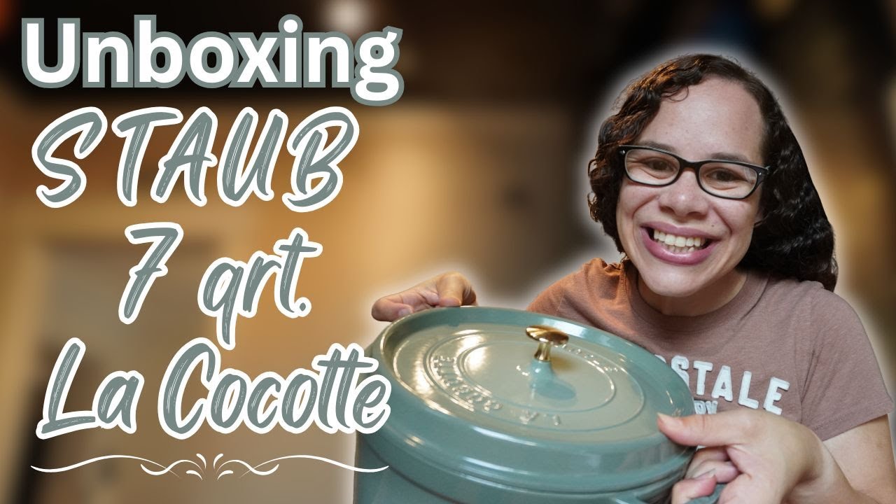 Unboxing STAUB 7qt La Cocotte Dutch Oven |The Ultimate Cooking Upgrade