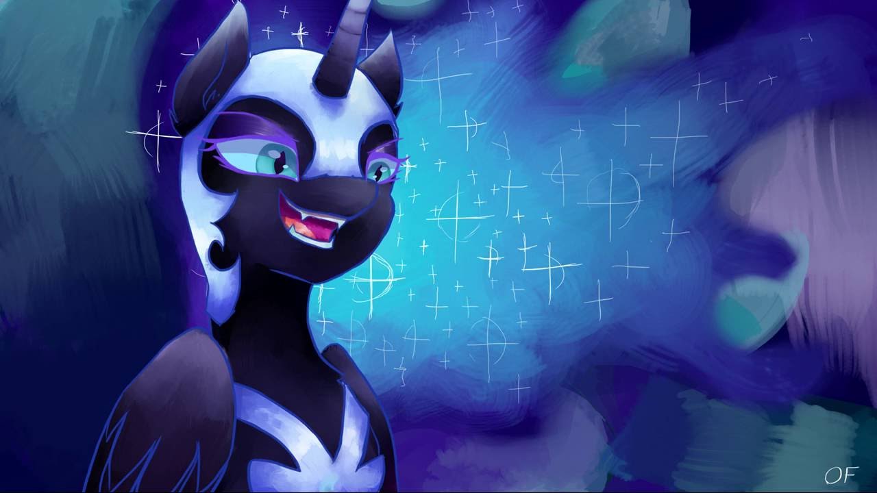 Nightmare moon - my little pony speedpaint