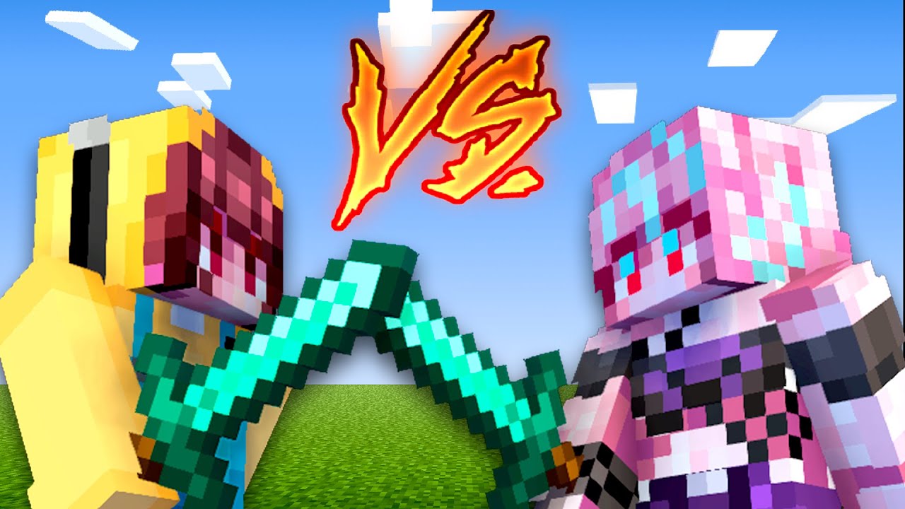 🏆Entrené a 2 VTubers para que peleen en MINECRAFT😈
