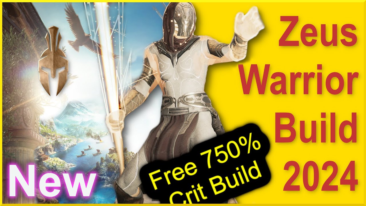Assassins Creed Odyssey - Zeus God Build - Max Damage Warrior Build 2024 - 100% Free - Best Build!
