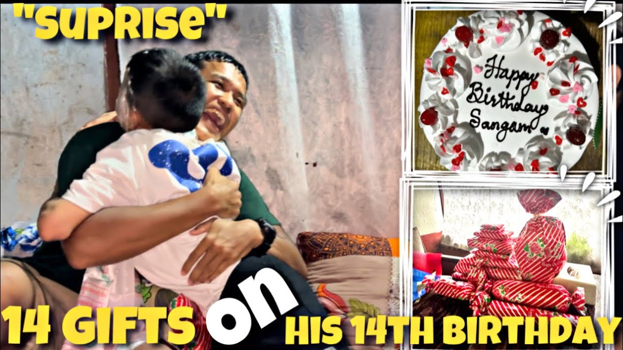 14 GIFTS ON SANGAM’S 14TH BIRTHDAY🥳//SANO KHALKO SUPRISE//K HOLA TW GIFT MA😂🩳