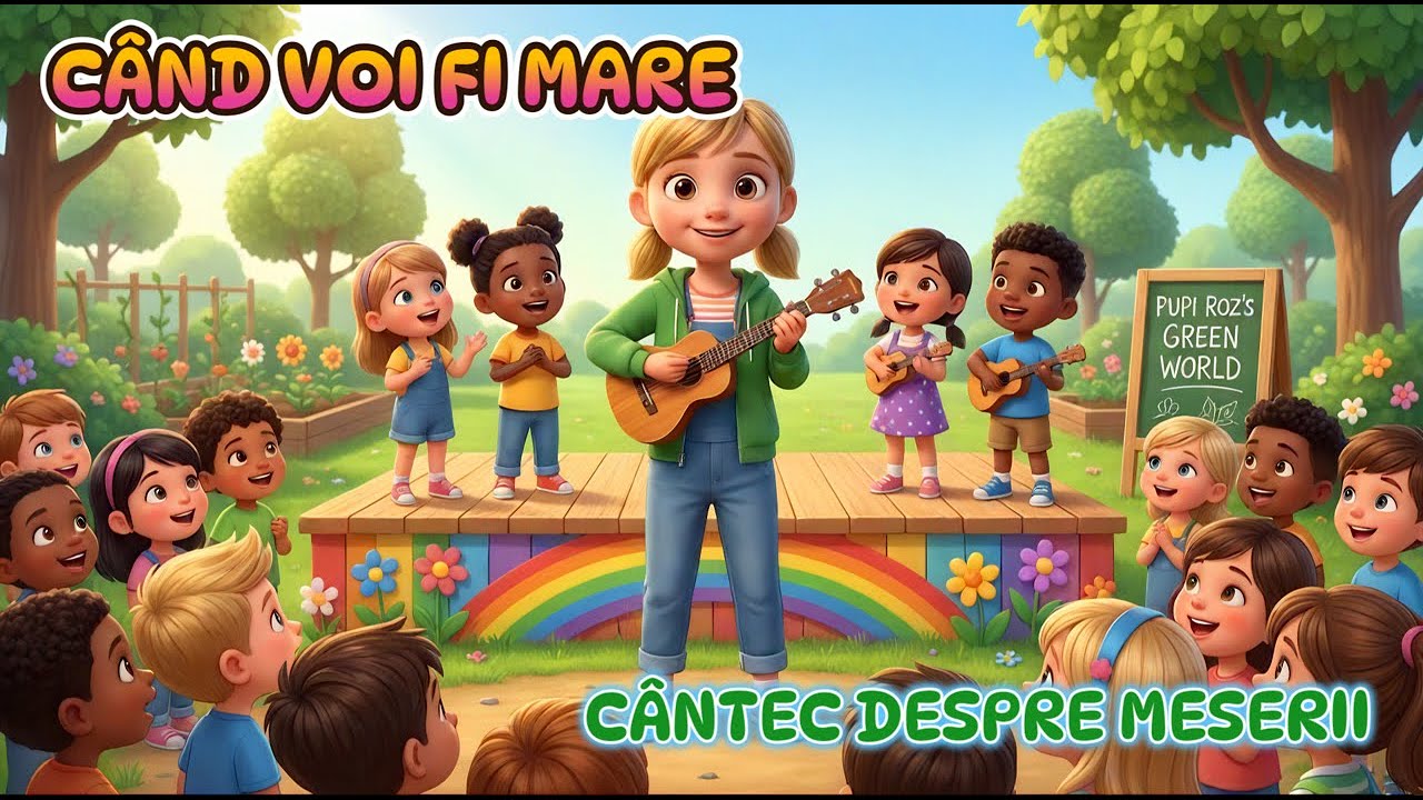 🎶 Când voi fi mare | 🎶 Cântec pentru copii 3–5 ani | Bebelin
