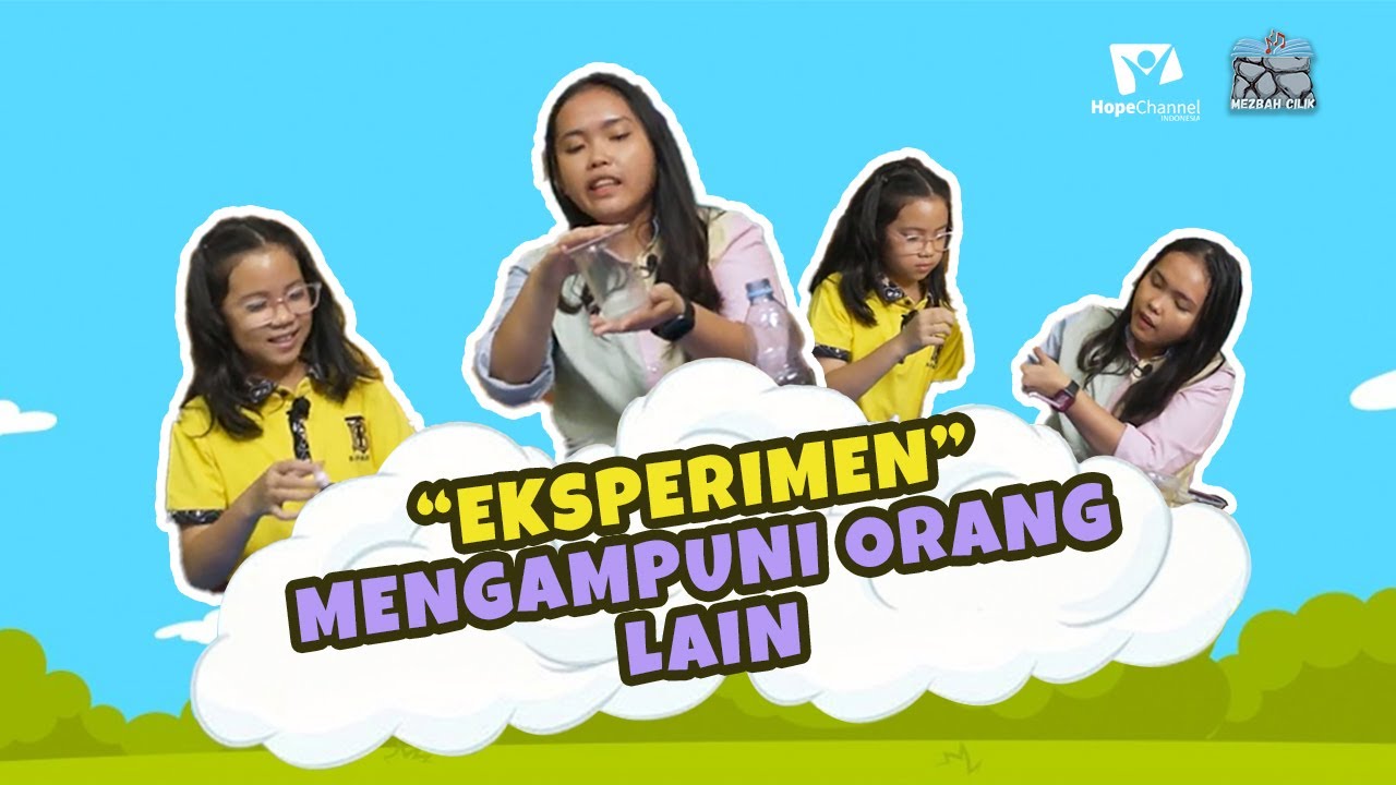 Eksperimen tentang Mengampuni Orang Lain  [Eksperimen Anak-Anak]