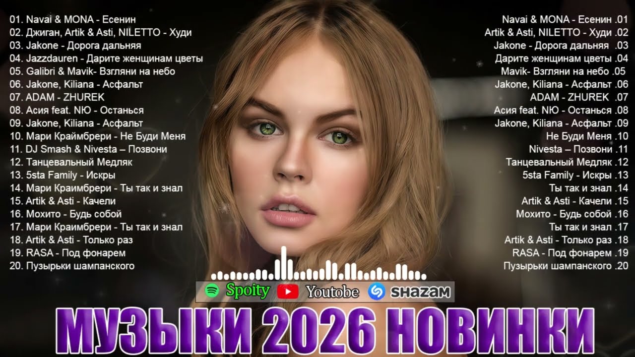 РЕМИКСЫ 2026♫ ТАНЦЕВАЛЬНАЯ МУЗЫКА🎉 СБОРНИК ПЕСНИ 2026 🎧 ШИКАРНЫЕ ТРЕКИ 🔥СЛУШАТЬ МУЗЫКУ 2026 НОВИН
