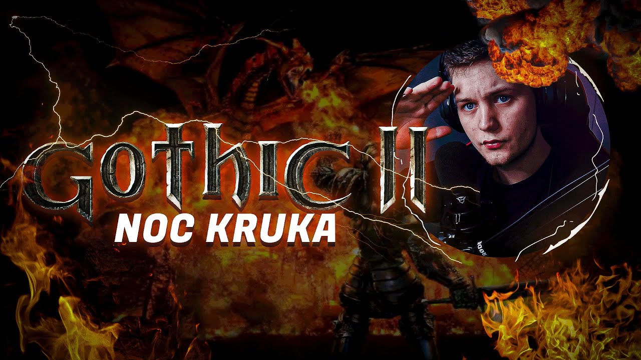 GOTHIC 2 NOC KRUKA STREAM 🔴 | STARY WRÓCIŁ 1 ZŁ = 1 POMKPA 💪  #live  #gaming #gothic #gothic2
