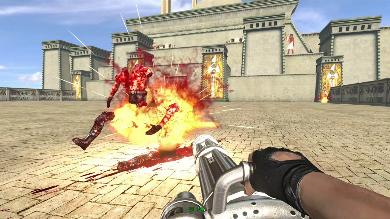 Serious Sam First Encounter - ALL SECRETS STEP-BY-STEP GUIDE - L10: Metropolis