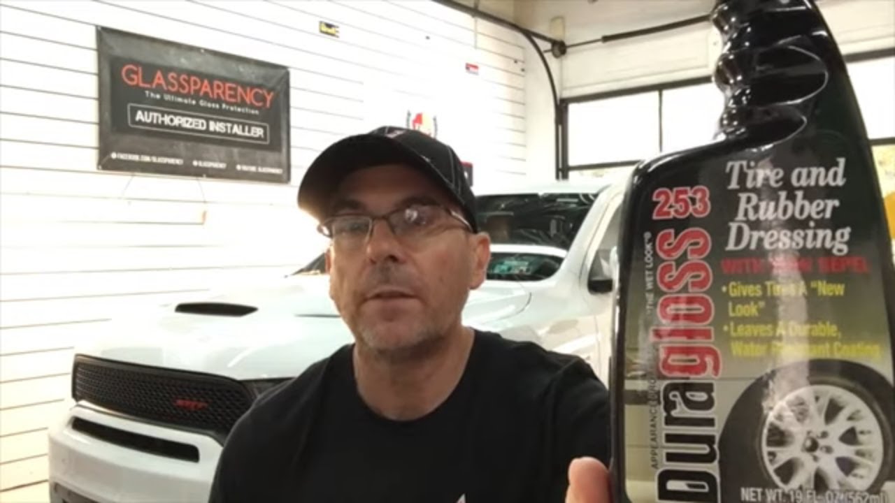 Duragloss Tire And Rubber Coating With RAIN REPEL!! Polymer Protection For Rubber Surfaces!!