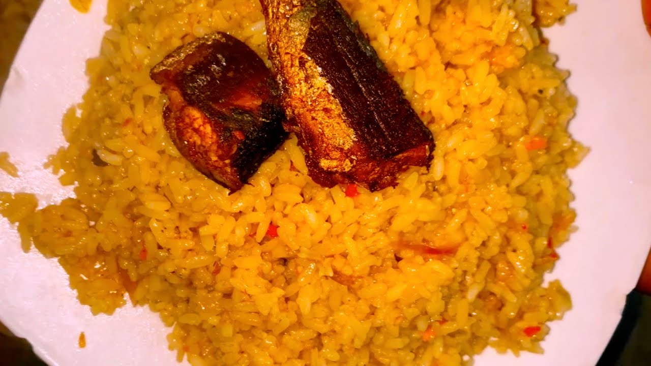 How to make Hot Jollof Rice for Breakfast!!!
