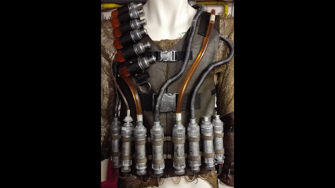 The vest for my Scarecrow cosplay. Inspired by Batman: Arkham Knight