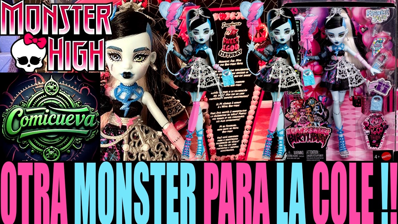 Обзор набора MONSTER HIGH FRANKIE STEIN SCARY SWEET BITHDAY 🖤💖❤️‍🩹 Mattel