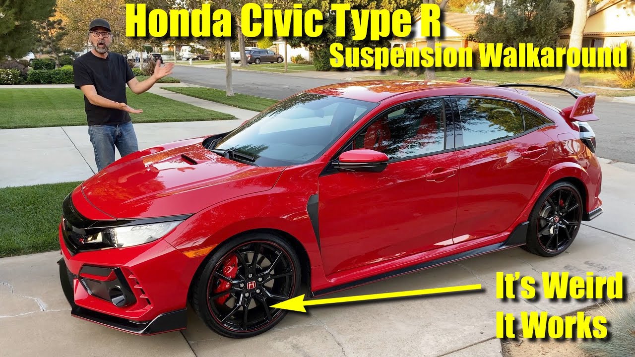 Обзор подвески Honda Civic Type R 2021 года — оцените инженерные решения, обеспечивающие потрясаю...