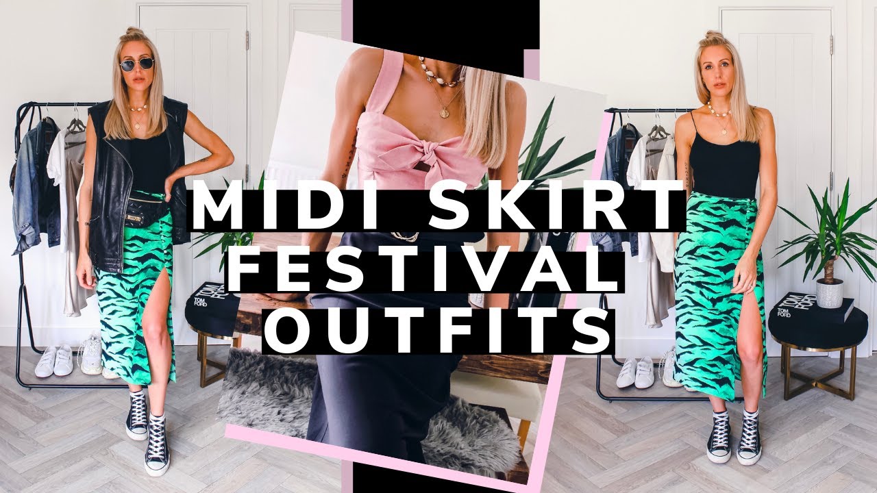 FESTIVAL OUTFIT IDEAS | Styling Midi Skirts for Festival Season & Summer BBQs