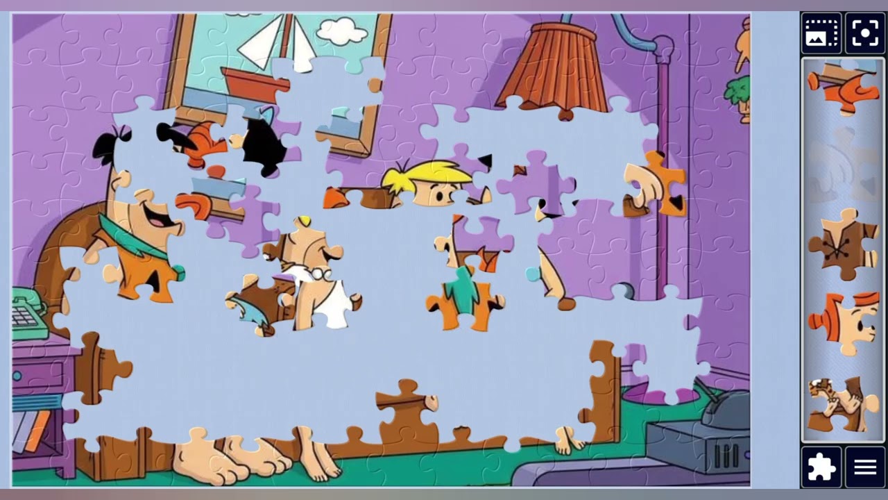 Flintstones Family TV time👨‍👩‍👧‍👦🖥🌈✨️🪄//jigsaw puzzles🧩//jigsaw puzzles journey🧩🧩//puzzlesArt🧩🧩//