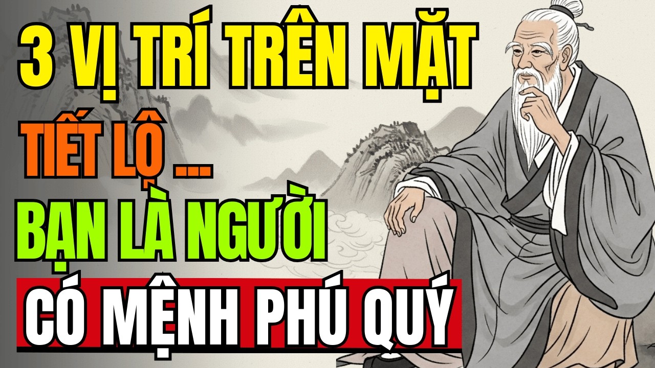 Cổ Nhân Dạy: 3 Vị Trí Trên Khuôn Mặt Tiết Lộ Người Có Mệnh Phú Quý | Triết Lý Cuộc Sống