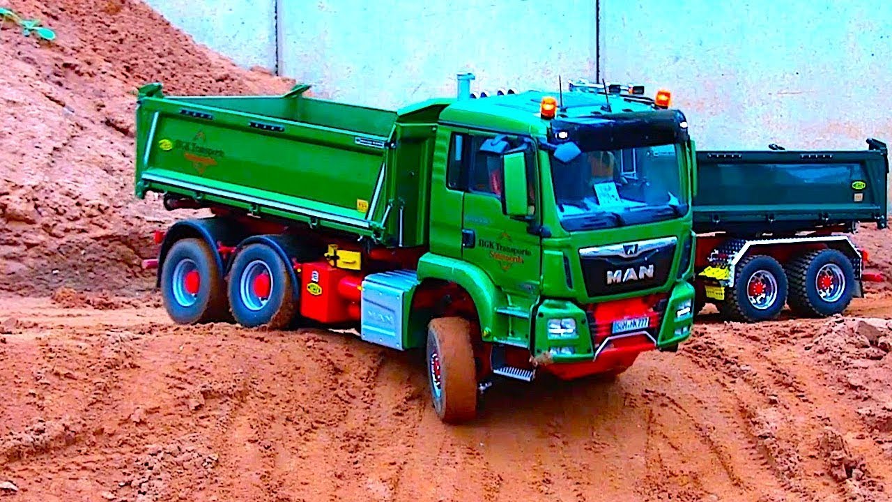 BEST OF SPECIAL RC TRUCKS at the RC construction-site in Germany
