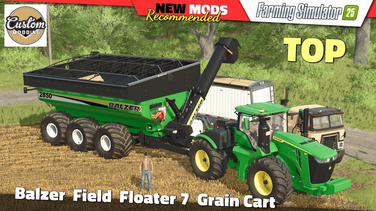 FS25 | Balzer Field Floater 7 Grain Cart (by Custom Modding) - Farming Simulator 25 Mods Review QHD