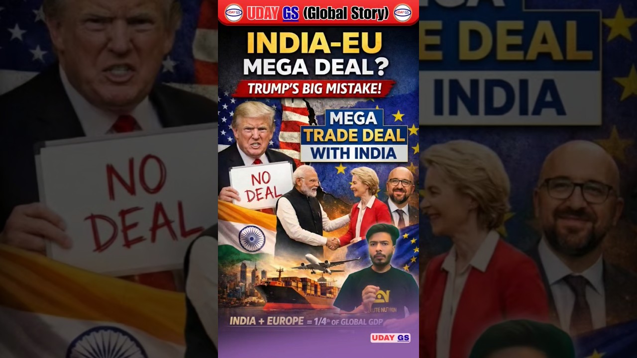 Trump’s Big Mistake? India–EU “Mother of All Trade Deals” Explained 🇮🇳🇪🇺🇺🇸