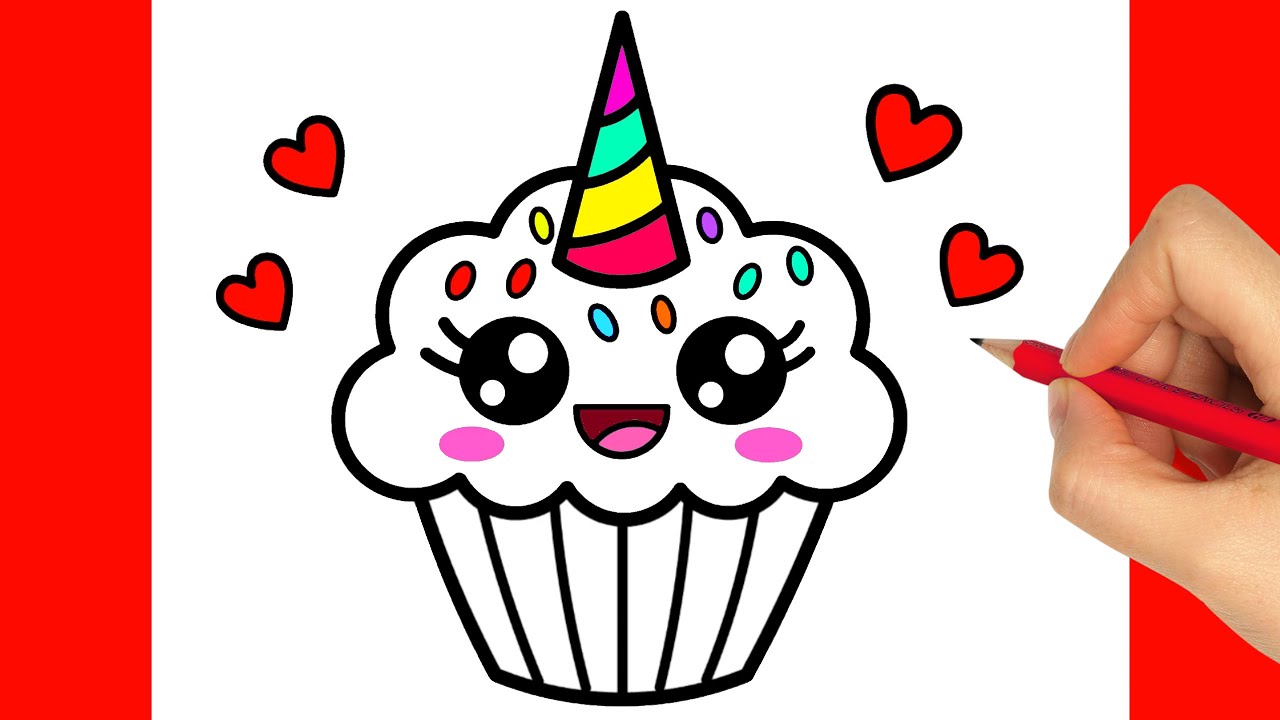 HOW TO DRAW A CUPCAKE