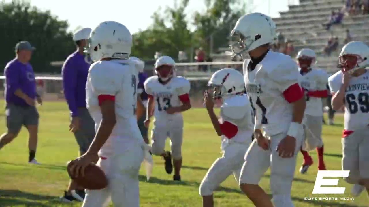 Plainview 7th Grade A team vs Canyon 7th A Plainview wins 12-0