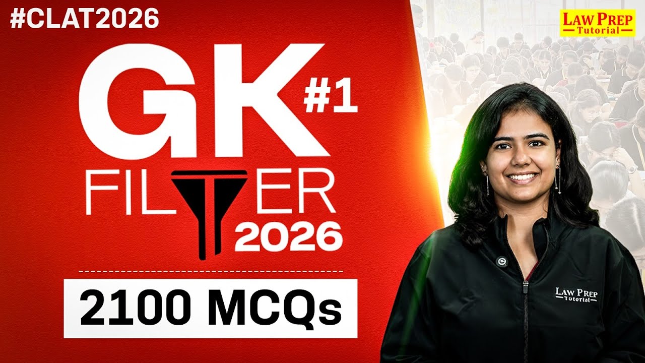 GK and Current Affairs | 2100 MCQs | #1 | GK and Current Affairs for CLAT 2026 | By Priyanka Ma'am
