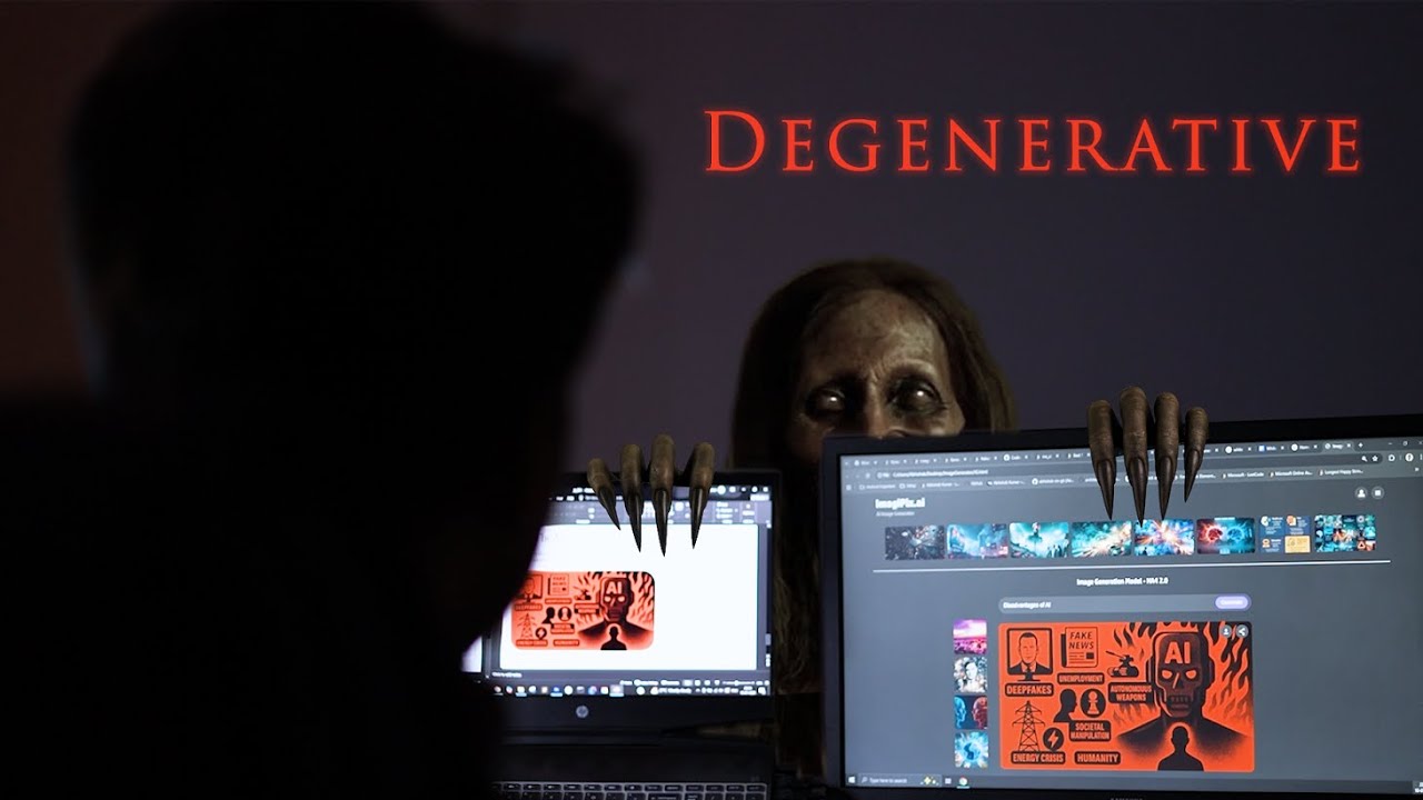Degenerative AI - A Non AI Horror Short Film on AI