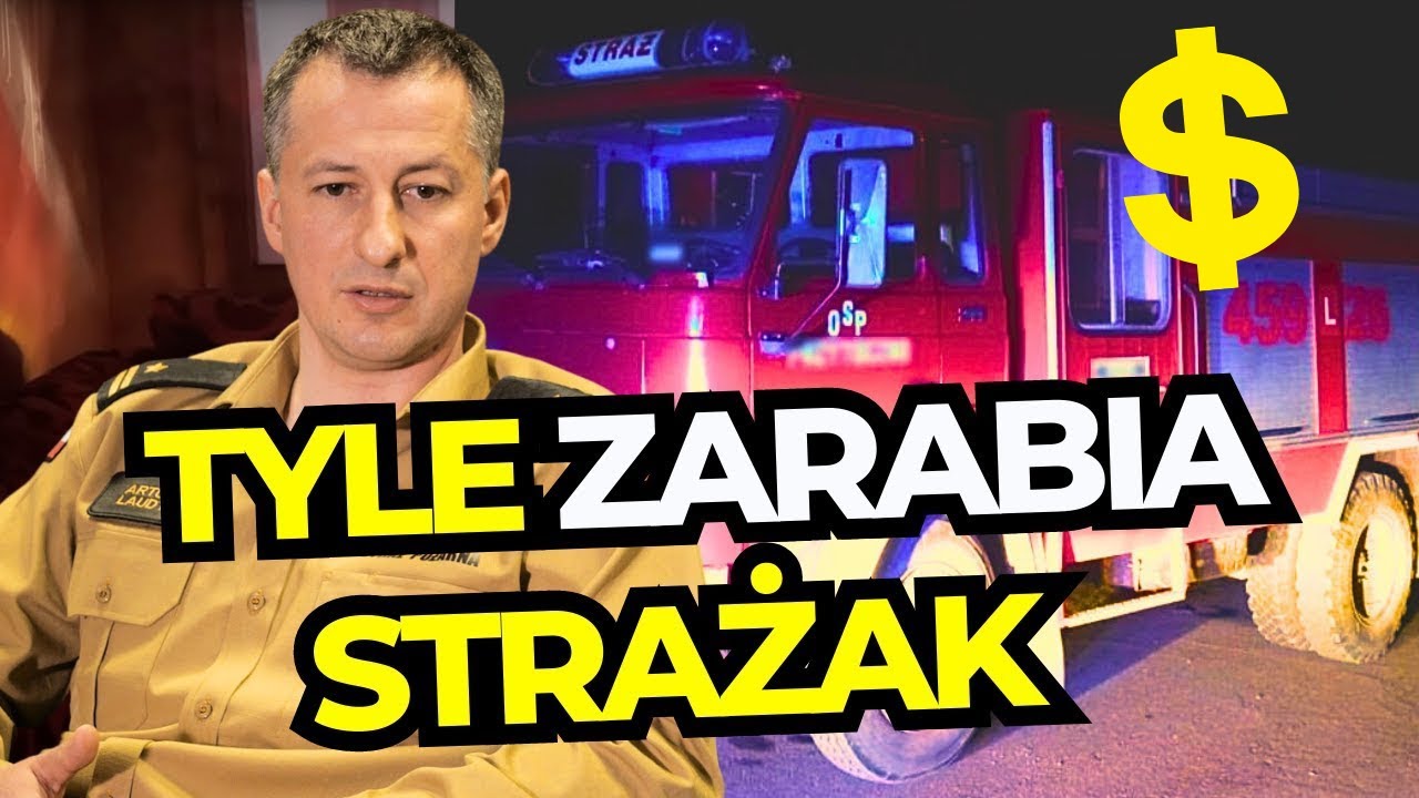 STRAŻAK UJAWNIA SWOJE ZAROBKI. Tak źle jeszcze nie było...