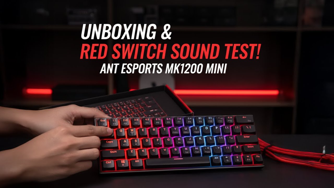 ANT ESPORTS MK1200 MINI UNBOXING AND SOUND TEST