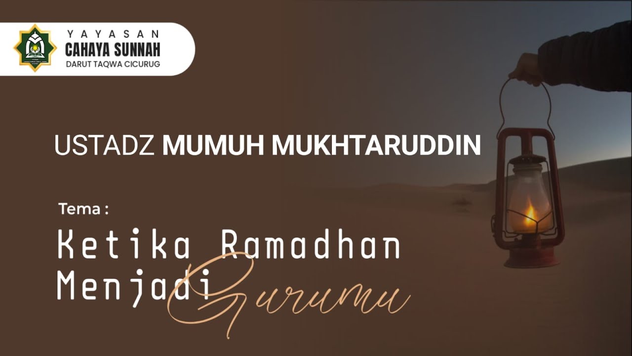 KETIKA RAMADHAN MENJADI GURUMU