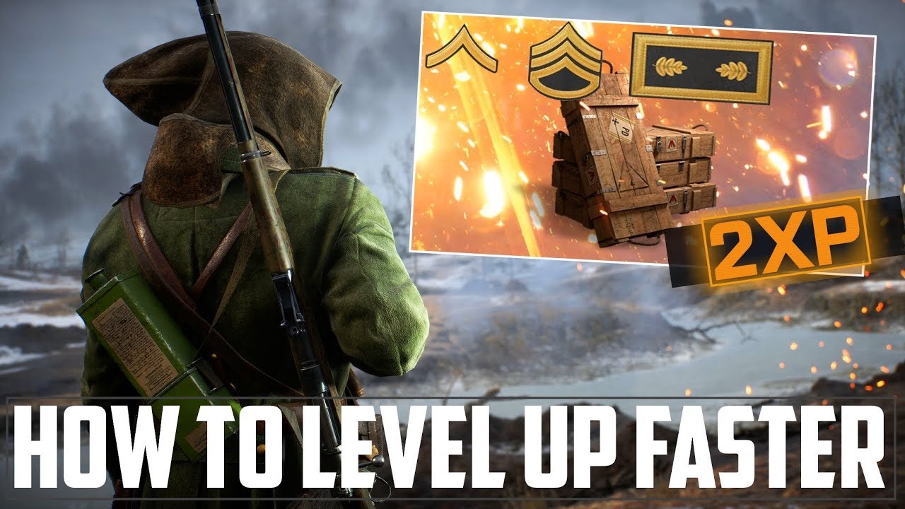 HOW TO LEVEL UP FAST! | 50,000XP PER GAME! - Battlefield 1 Winter Event