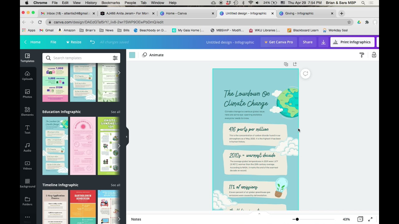 How to create an Infographic using Canva | WKU SLP 504 Child Language Disorders