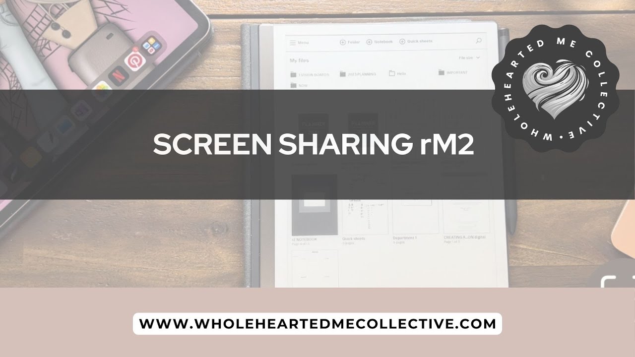 remarkable 2 | Screen Sharing using the Desktop App for reMarkable2