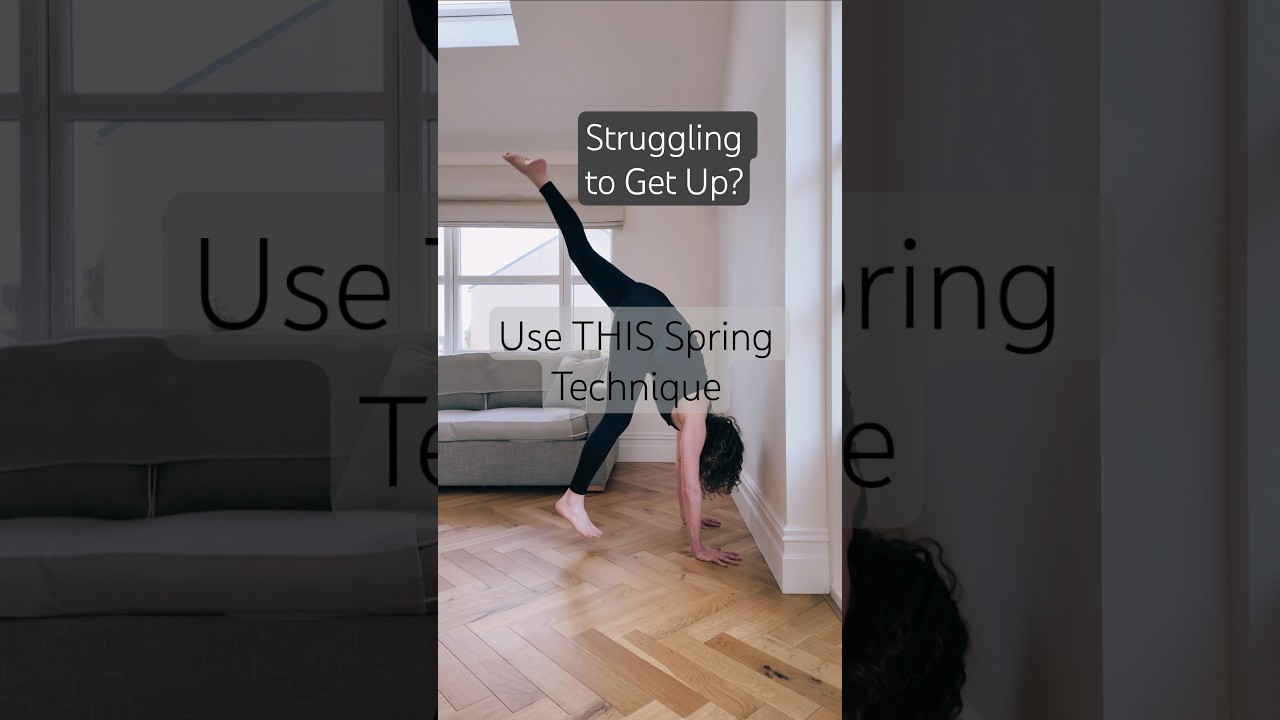 Wall Handstand Tutorial | Spring Technique for Strength, Yoga & Control (Strong Fit) 