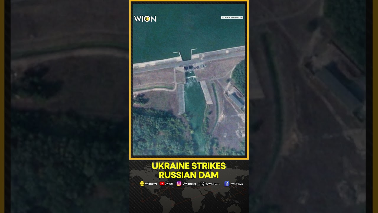 Russia-Ukraine War: File Imagery of Russian Dam Reportedly Damaged in Ukrainian Strike | WION Shorts