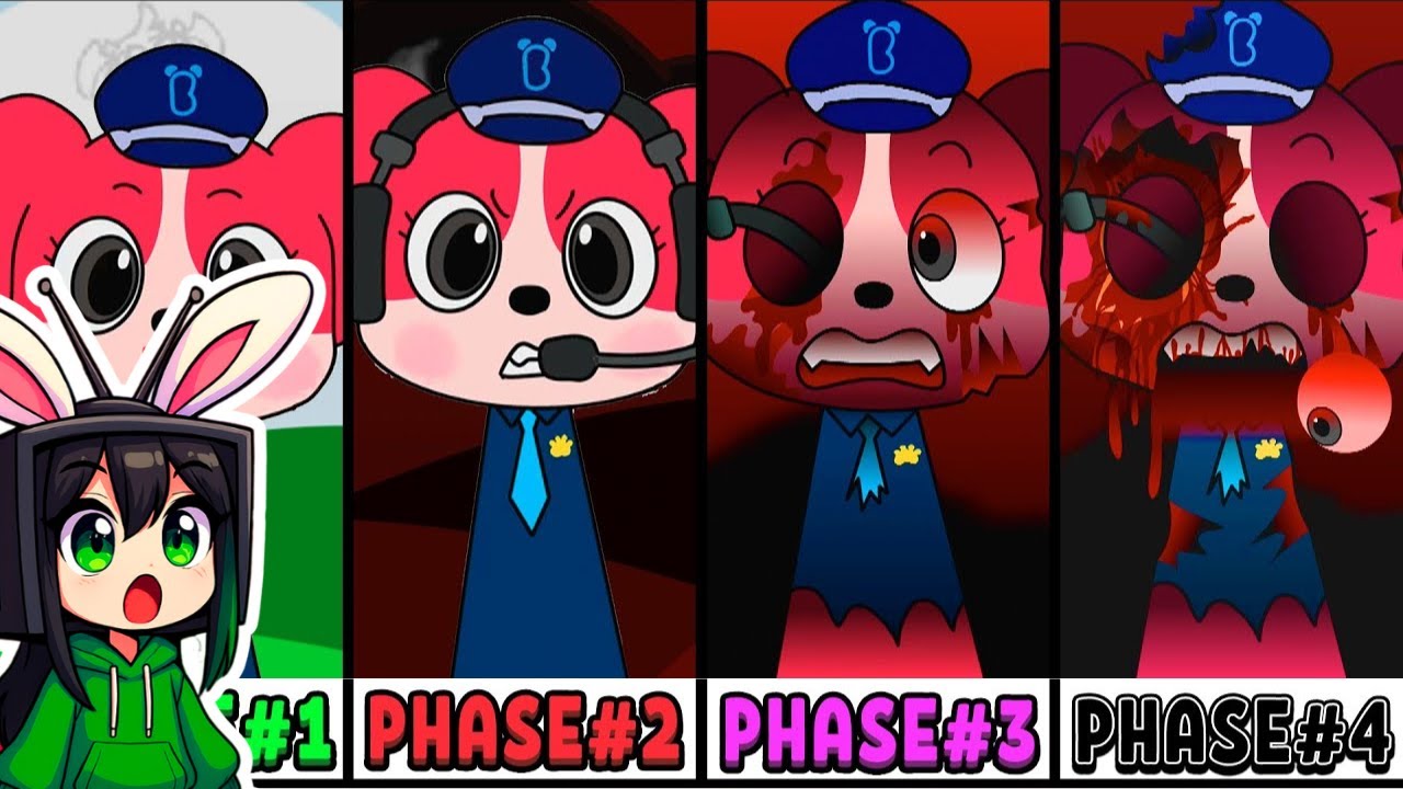 Todas las fases de los nuevos Sprunki Oc FASE 1-4 | sheriff Labrador & Papillom 😰🔥