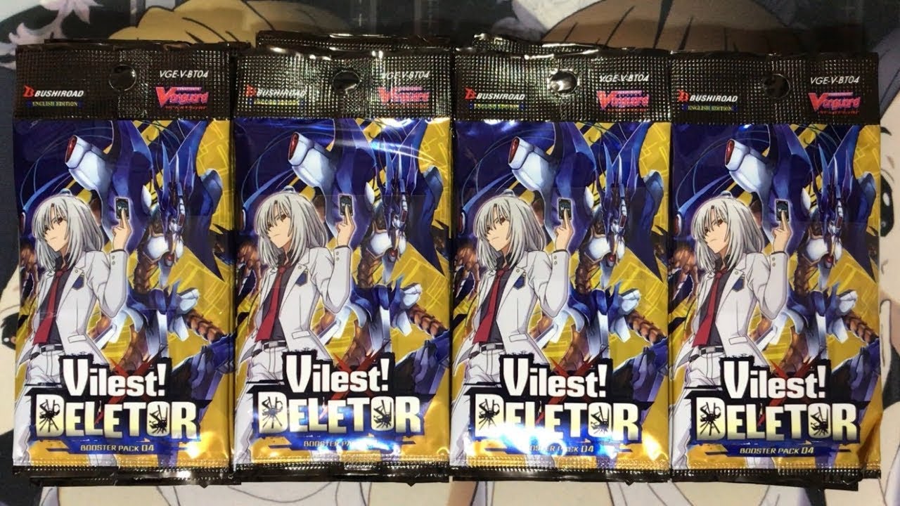 Opening My Cardfight Vanguard Vilest Deletor Sneak Preview Booster Packs