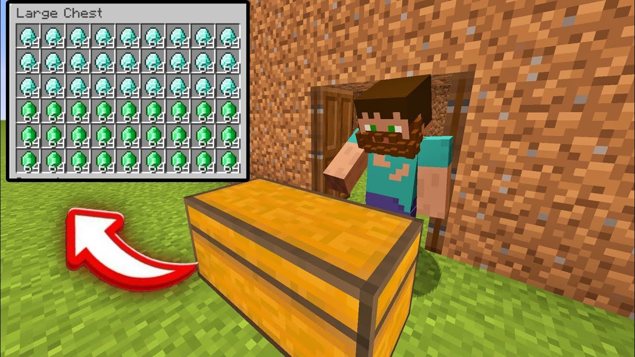 فلم ماين كرافت : لقيت صندوق غريب قدام باب بيتي !!؟ 🔥😱