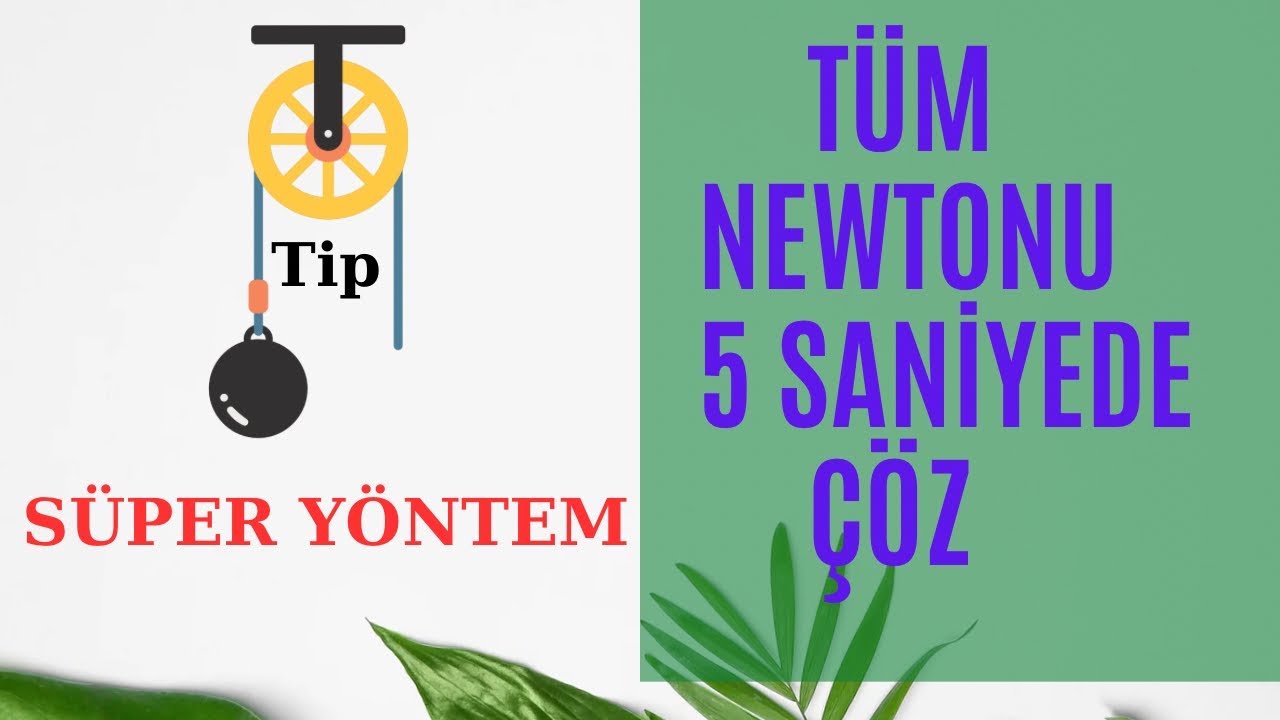 Newton Tüm İp gerilimini oran orantı ile çöz | #aytfizik #11fizik 