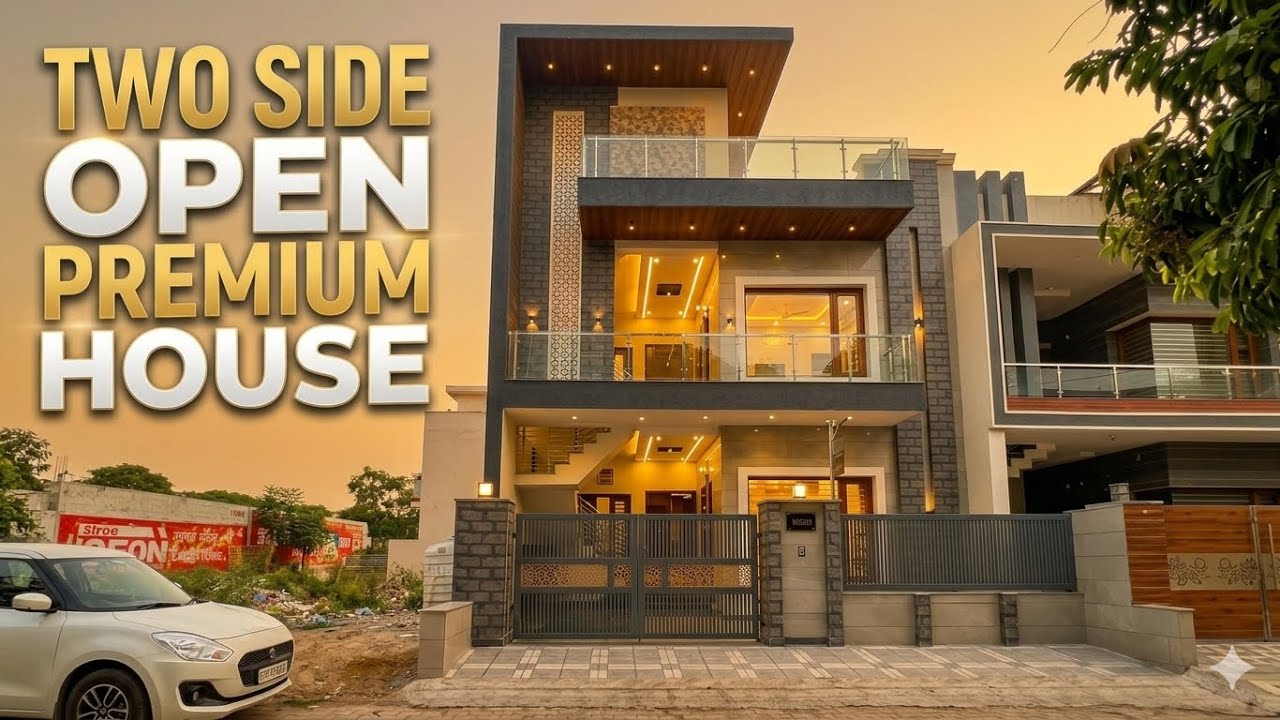 150 Sq. Yard 27x50 Double Storey 4 BHK 2-Side Open House in Sector 125 Sunny Enclave Mohali @amit...