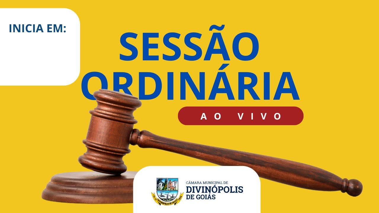 Sessão Ordinária -  Câmara Municipal de Divinópolis de Goiás (02\02)