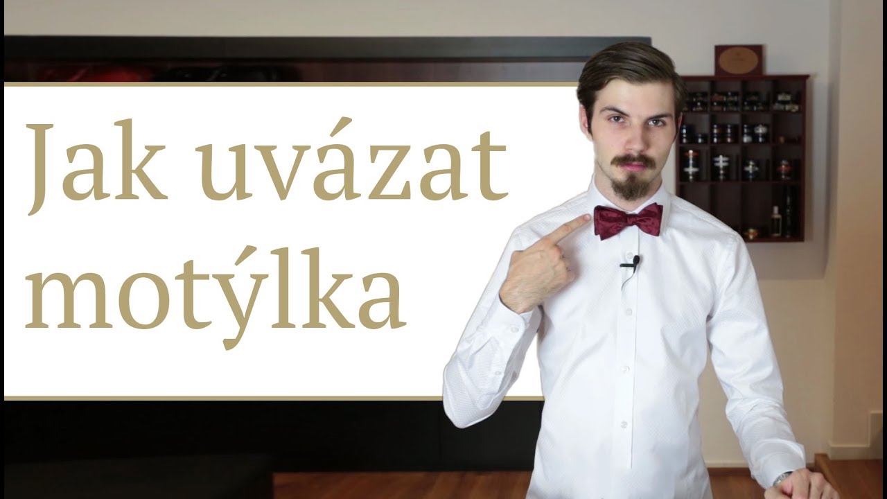 Jak jednodu&scaron;e uv&aacute;zat mot&yacute;lka | Gentleman Store 💛